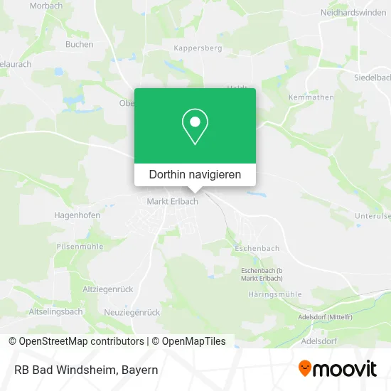 RB Bad Windsheim Karte