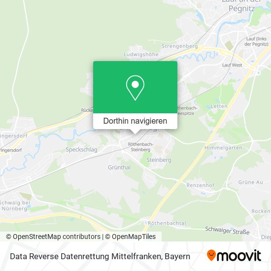 Data Reverse Datenrettung Mittelfranken Karte