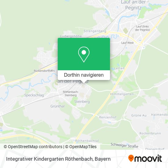 Integrativer Kindergarten Röthenbach Karte