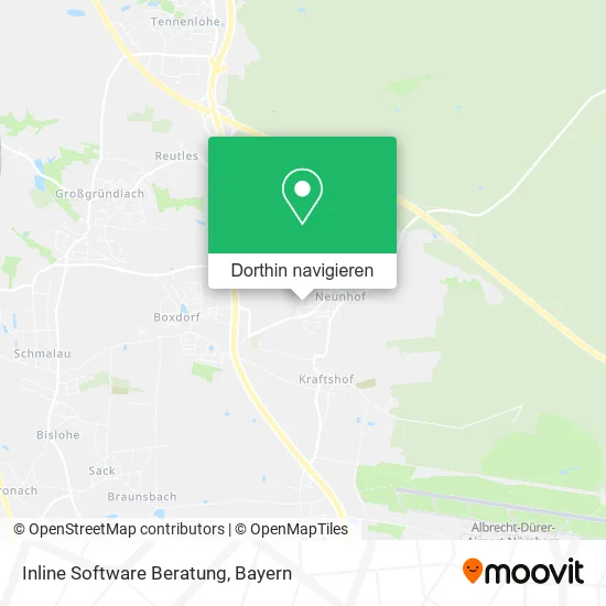 Inline Software Beratung Karte