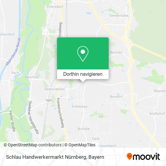Schlau Handwerkermarkt Nürnberg Karte