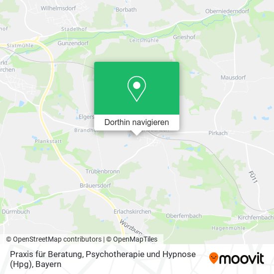 Praxis für Beratung, Psychotherapie und Hypnose (Hpg) Karte