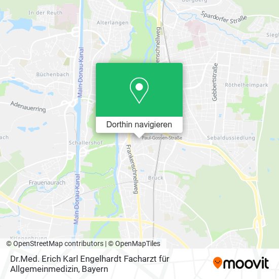 Dr.Med. Erich Karl Engelhardt Facharzt für Allgemeinmedizin Karte