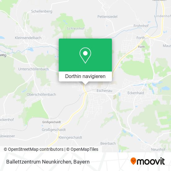 Ballettzentrum Neunkirchen Karte