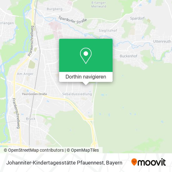 Johanniter-Kindertagesstätte Pfauennest Karte