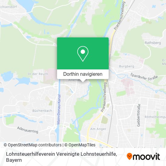 Lohnsteuerhilfeverein Vereinigte Lohnsteuerhilfe Karte