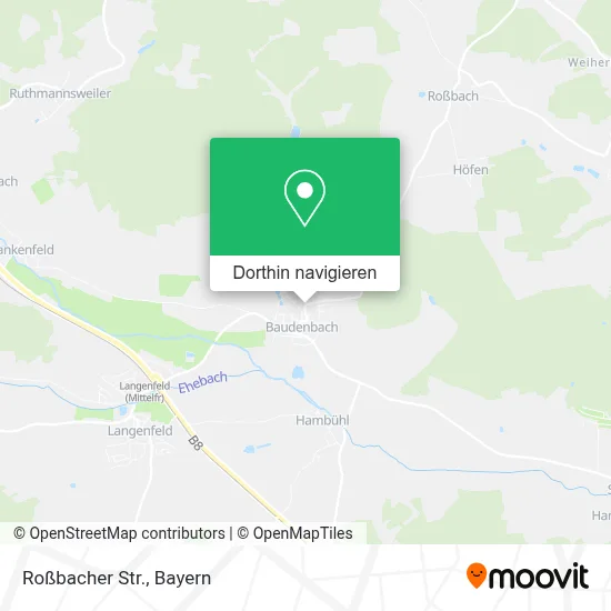 Roßbacher Str. Karte