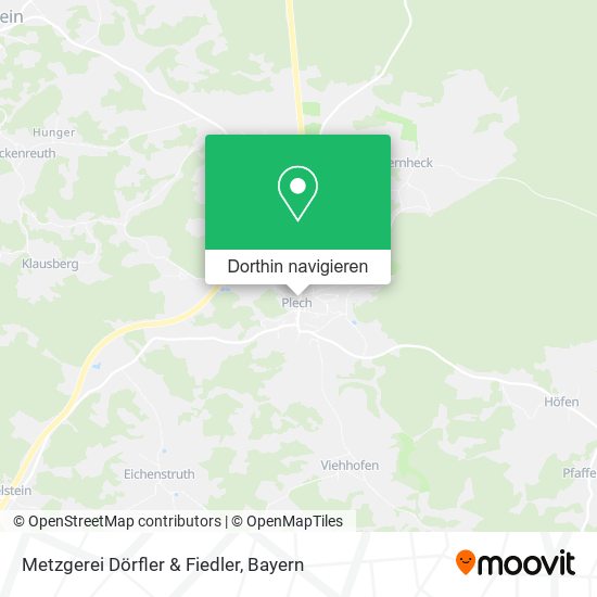 Metzgerei Dörfler & Fiedler Karte