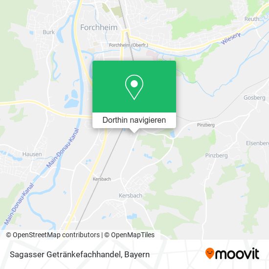 Sagasser Getränkefachhandel Karte