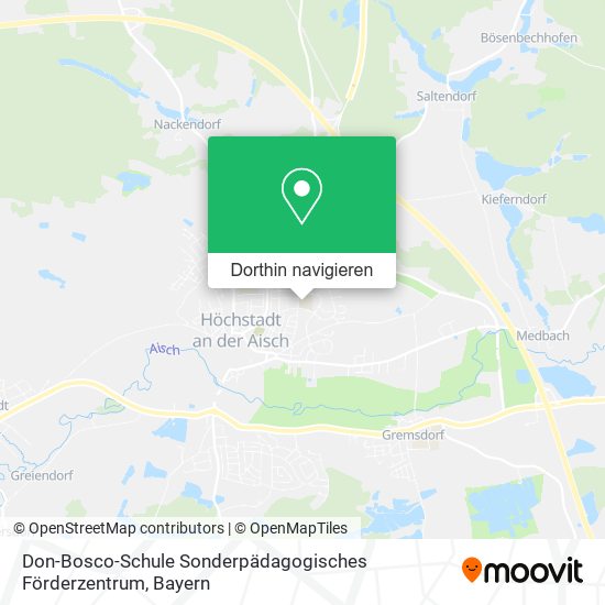 Don-Bosco-Schule Sonderpädagogisches Förderzentrum Karte