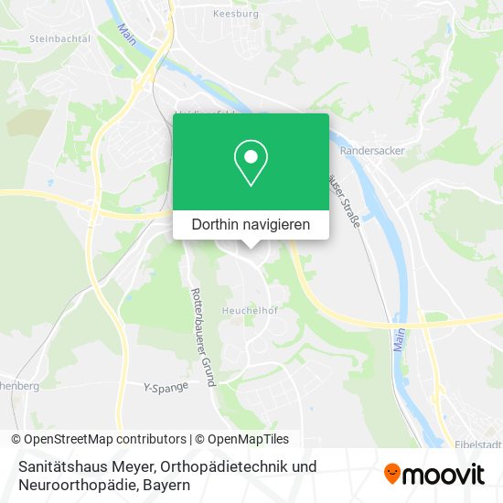 Sanitätshaus Meyer, Orthopädietechnik und Neuroorthopädie Karte