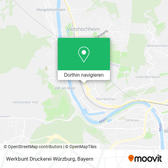Werkbunt Druckerei Würzburg Karte