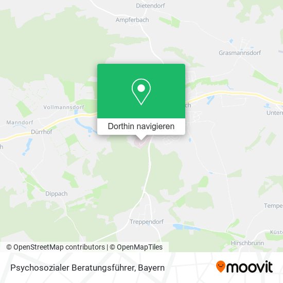 Psychosozialer Beratungsführer Karte