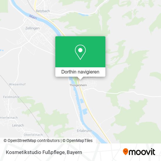 Kosmetikstudio Fußpflege Karte