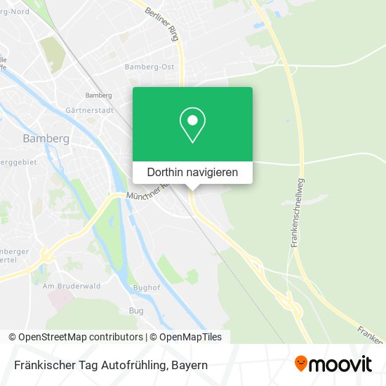 Fränkischer Tag Autofrühling Karte