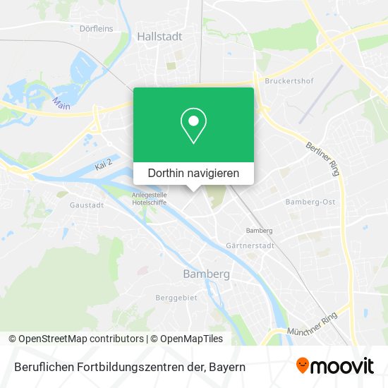Beruflichen Fortbildungszentren der Karte