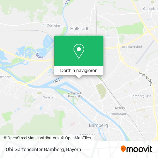 Obi Gartencenter Bamberg Karte