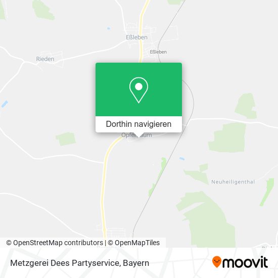 Metzgerei Dees Partyservice Karte