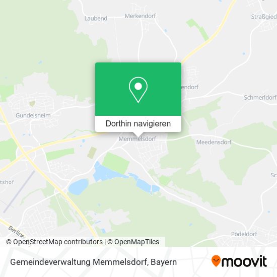 Gemeindeverwaltung Memmelsdorf Karte