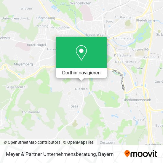 Meyer & Partner Unternehmensberatung Karte