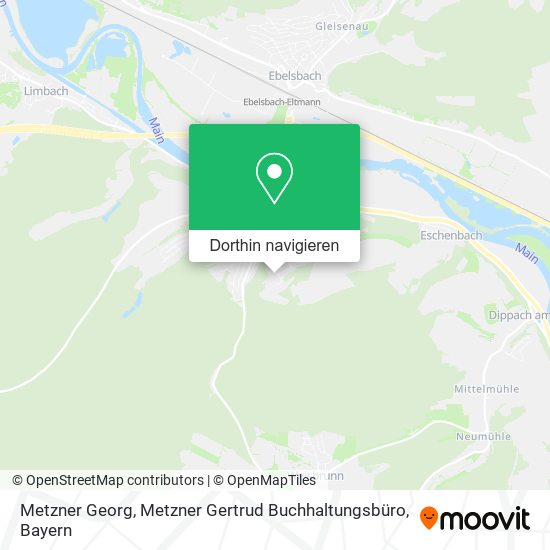 Metzner Georg, Metzner Gertrud Buchhaltungsbüro Karte