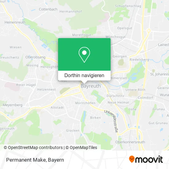 Permanent Make Karte