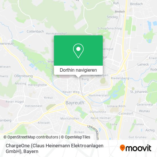 ChargeOne (Claus Heinemann Elektroanlagen GmbH) Karte