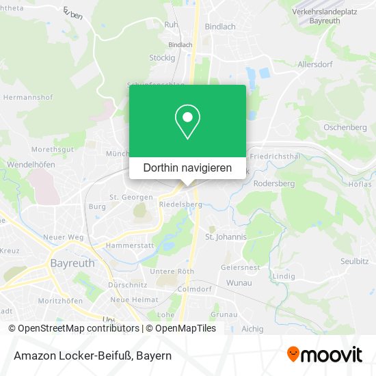 Amazon Locker-Beifuß Karte