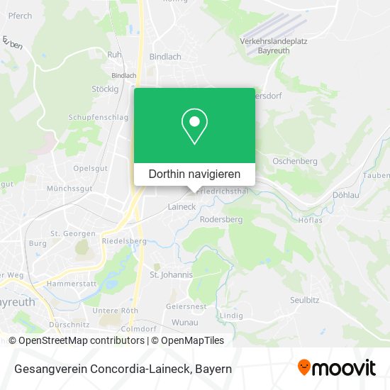 Gesangverein Concordia-Laineck Karte