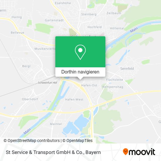 St Service & Transport GmbH & Co. Karte