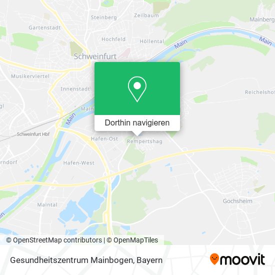 Gesundheitszentrum Mainbogen Karte