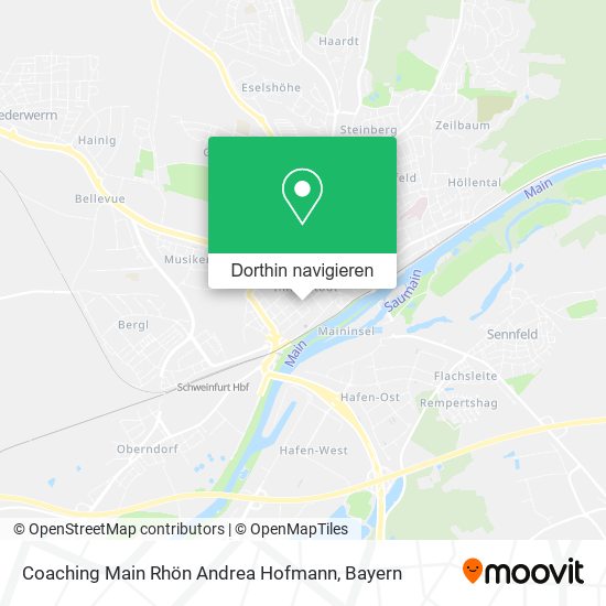 Coaching Main Rhön Andrea Hofmann Karte