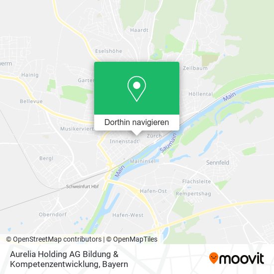 Aurelia Holding AG Bildung & Kompetenzentwicklung Karte