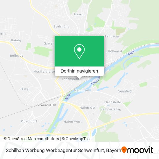 Schilhan Werbung Werbeagentur Schweinfurt Karte