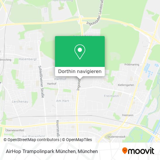 AirHop Trampolinpark München Karte