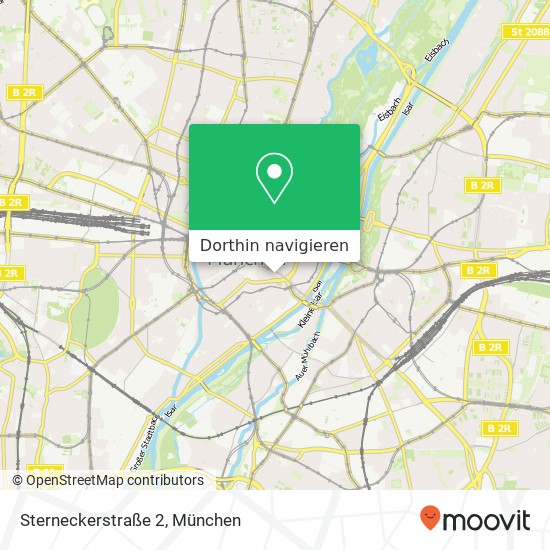 Sterneckerstraße 2 Karte