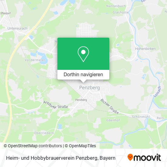 Heim- und Hobbybrauerverein Penzberg Karte