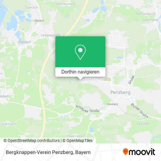 Bergknappen-Verein Penzberg Karte