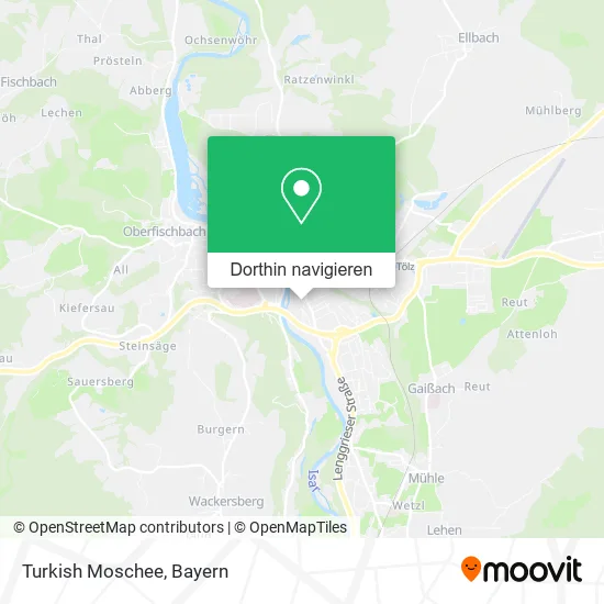 Turkish Moschee Karte