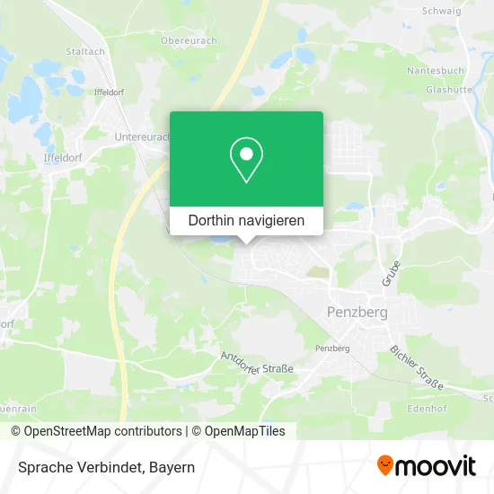 Sprache Verbindet Karte