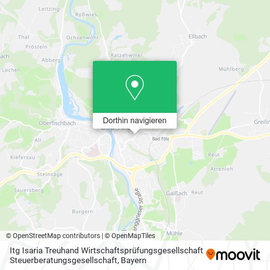 Itg Isaria Treuhand Wirtschaftsprüfungsgesellschaft Steuerberatungsgesellschaft Karte