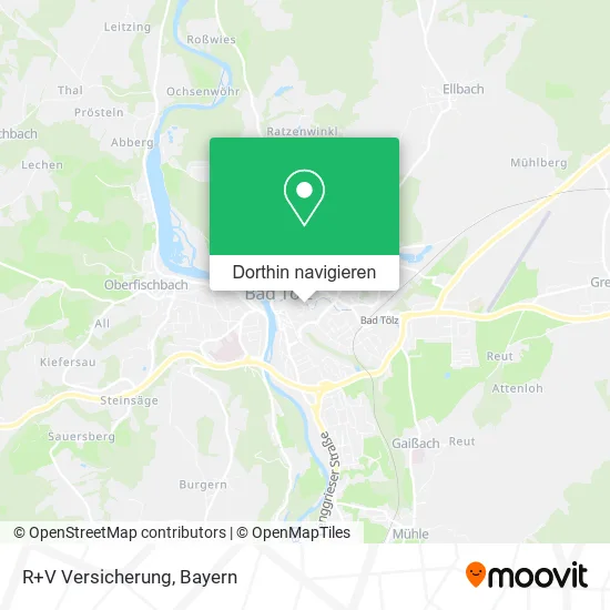 R+V Versicherung Karte