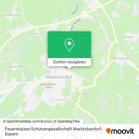 Feuerstutzen-Schützengesellschaft Marktoberdorf Karte
