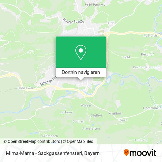 Mima-Mama - Sackgassenfensterl Karte