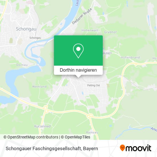 Schongauer Faschingsgesellschaft Karte