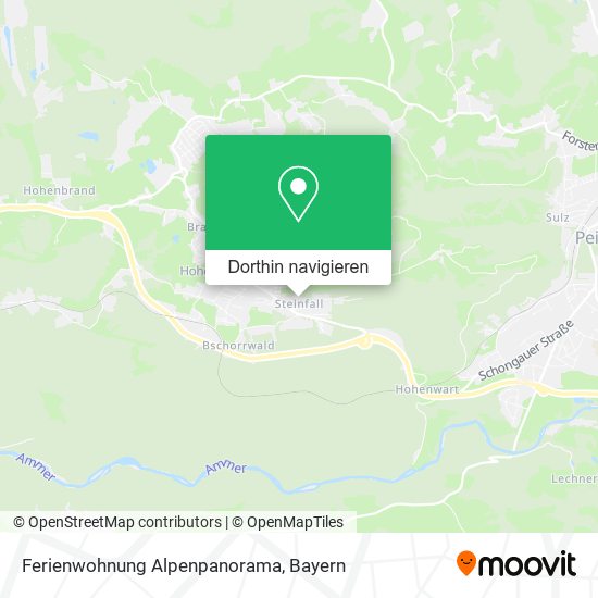 Ferienwohnung Alpenpanorama Karte