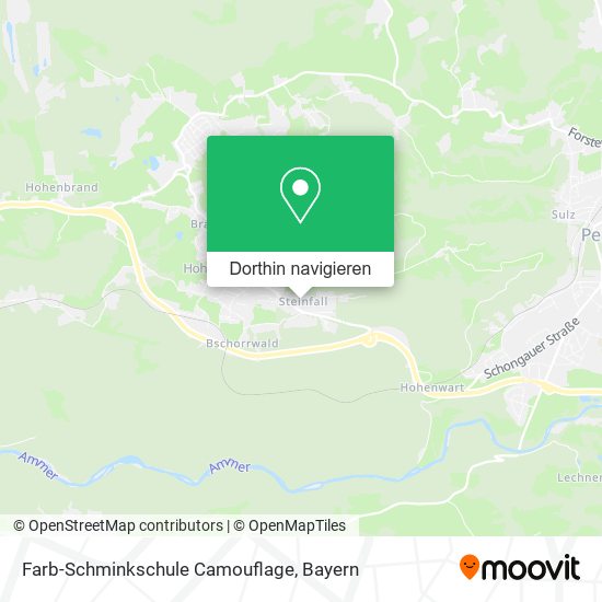 Farb-Schminkschule Camouflage Karte