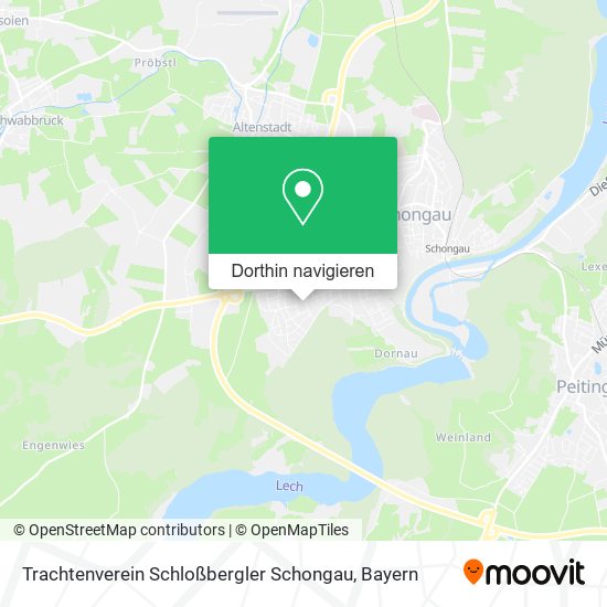 Trachtenverein Schloßbergler Schongau Karte