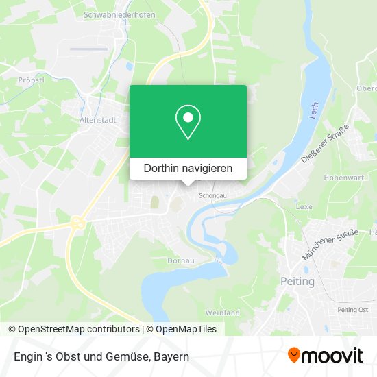 Engin 's Obst und Gemüse Karte