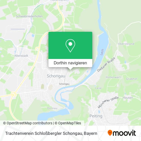 Trachtenverein Schloßbergler Schongau Karte